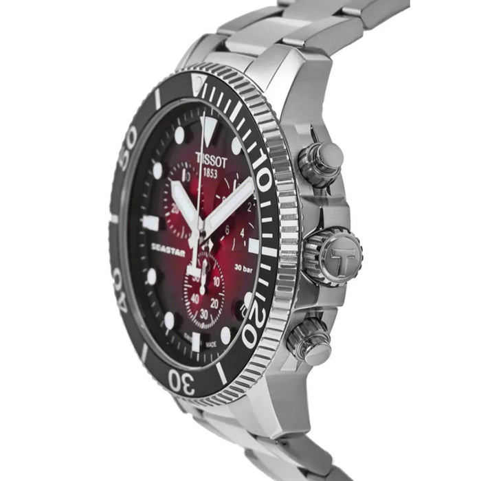 Tissot Seastar 1000 Chronograph Red Gradient Dial Men’s Watch t120.417.11.421.00 - Swiss Factory