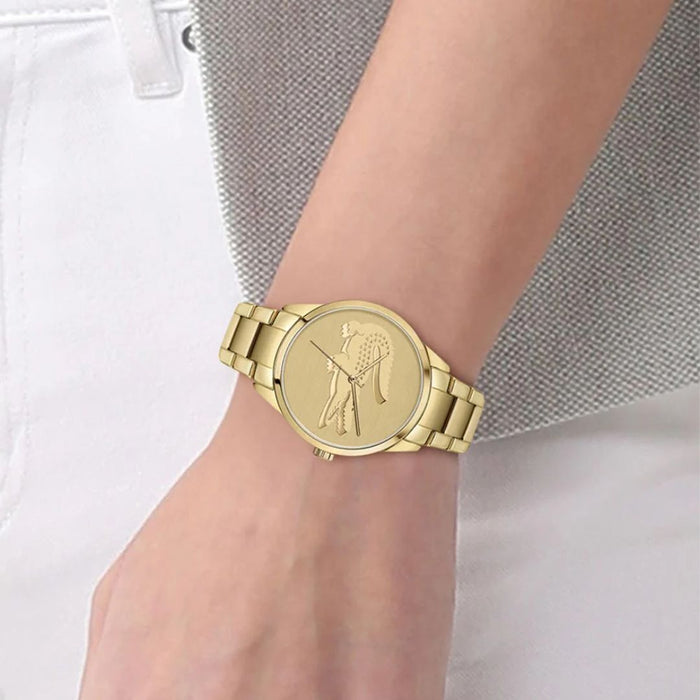 Lacoste Women’s Vienna Gold-Tone Stainless Steel Watch - 2001175 - Authentic