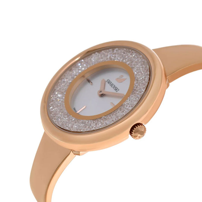 Swarovski Crystal Rose Gold Women’s Watch – White Dial | Swiss Made 5269250 - Authentic