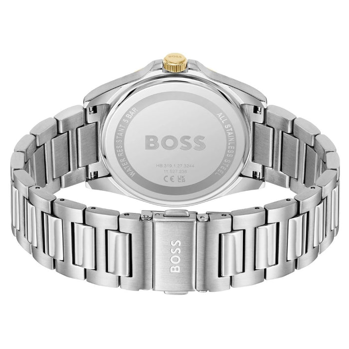 BOSS Men’s Green Dial Two-Tone Stainless Steel Watch – HB 5BAR 50M 1514173