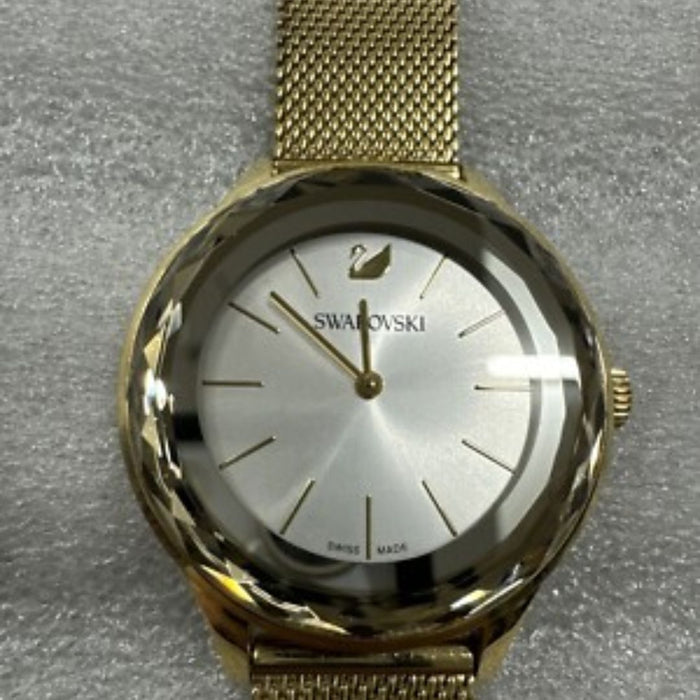 Swarovski Watch Octea 36mm Nova Mini Gold Mesh 5430417 - Authentic