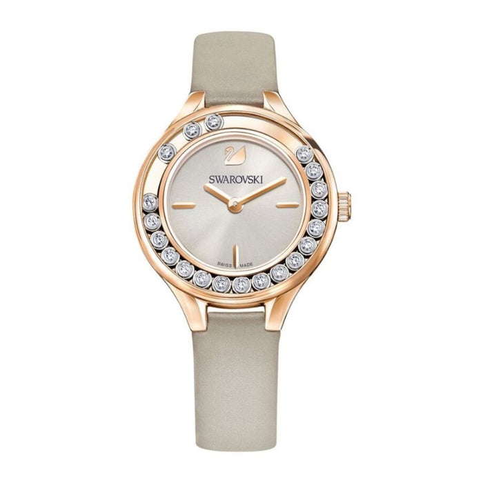 Swarovski Women’s Rose Gold Crystal Bezel Watch – Swiss Made 5261481 - Authentic
