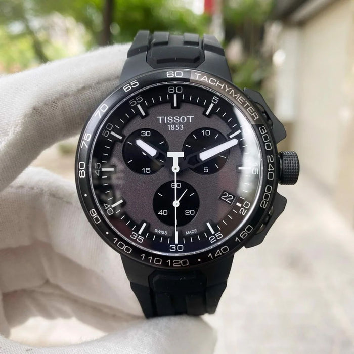 Title  Tissot T-Race Chronograph Blackout Edition Men’s Watch t111.417.37.441.03 - Swiss Factory
