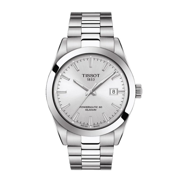 Tissot Gentleman Powermatic 80 Silicium – Silver Dial 40MM | Automatic | Stainless Steel t127.407.11.031.00 - Authentic