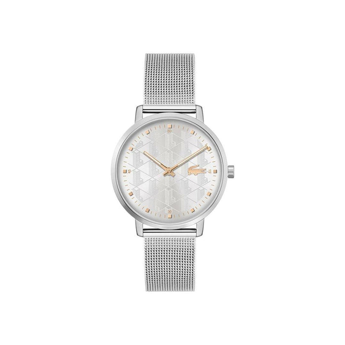 Lacoste Women’s Vienna Silver Mesh Watch - 2001285 - Authentic