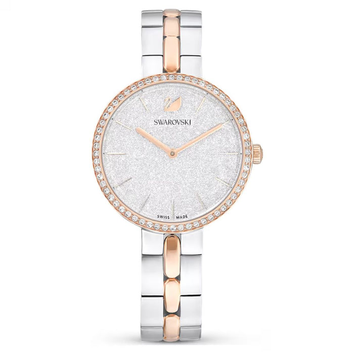 Swarovski Women’s Crystal Watch – Two-Tone Silver & Rose Gold 5644081 - Authentic