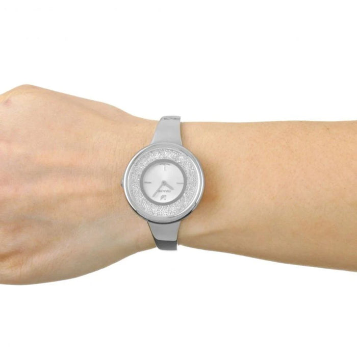 Swarovski Crystalline Pure Silver Bangle Watch - 5269256 - Authentic