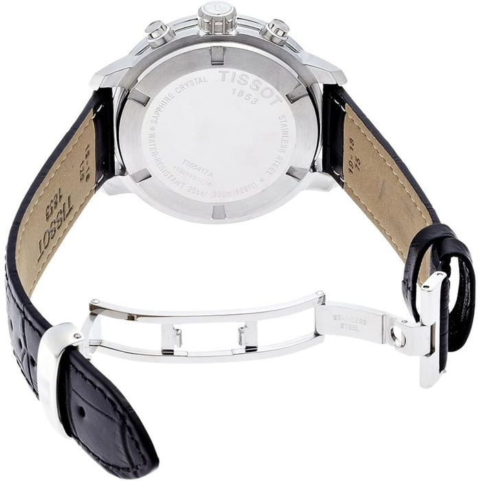 Tissot V8 Chronograph Black Dial Men’s Watch T055.417.16.057.00 - Swiss Factory