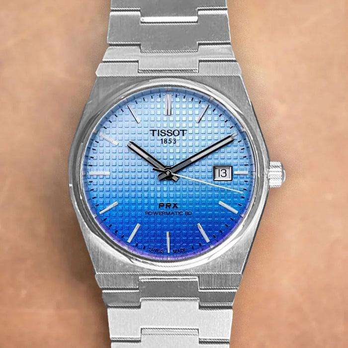 Tissot PRX Powermatic 80 (40MM) Ice Blue Dial Men’s Watch t137.407.11.351.01- Swiss Factory