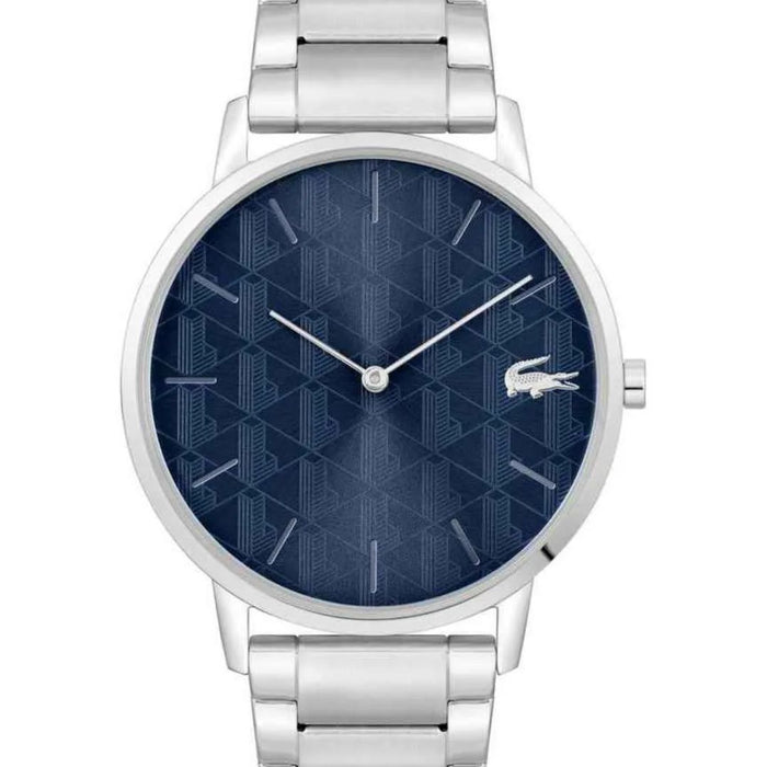 Lacoste Vienna Men’s Blue Dial Stainless Steel Watch - 2011305 - Authentic