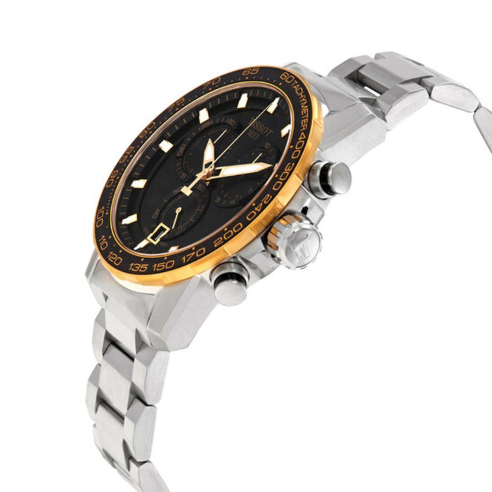 Tissot Supersport Chrono – Gold Bezel Edition t125.617.21.051.00 - Authentic
