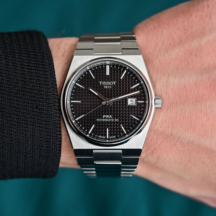 Tissot PRX Powermatic 80 Black Dial Men’s Watch t137.407.11.051.00-Swiss Factory