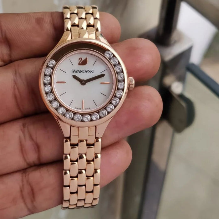Swarovski Crystal Rose Gold Watch – Mother of Pearl Dial (Swiss Made) 5261496 - Authentic