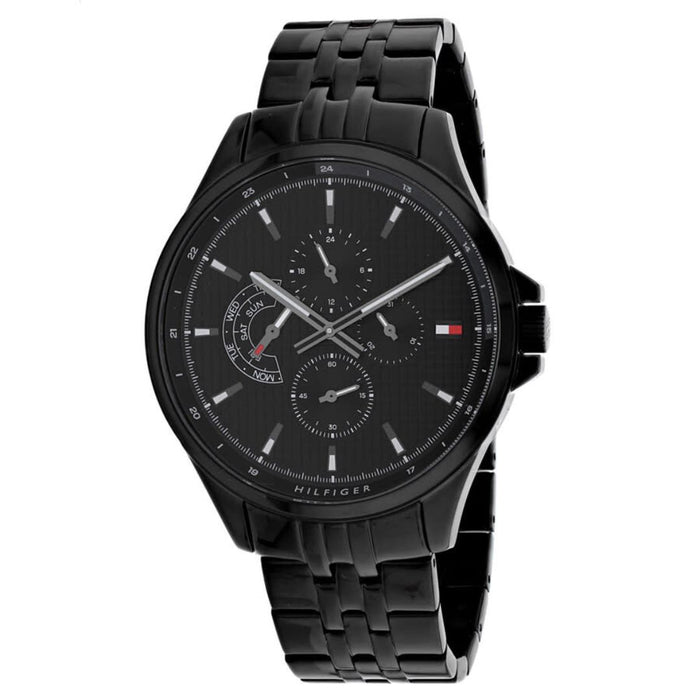 Tommy Hilfiger Men’s Black Chronograph Watch with Black Dial 1791611 - Authentic