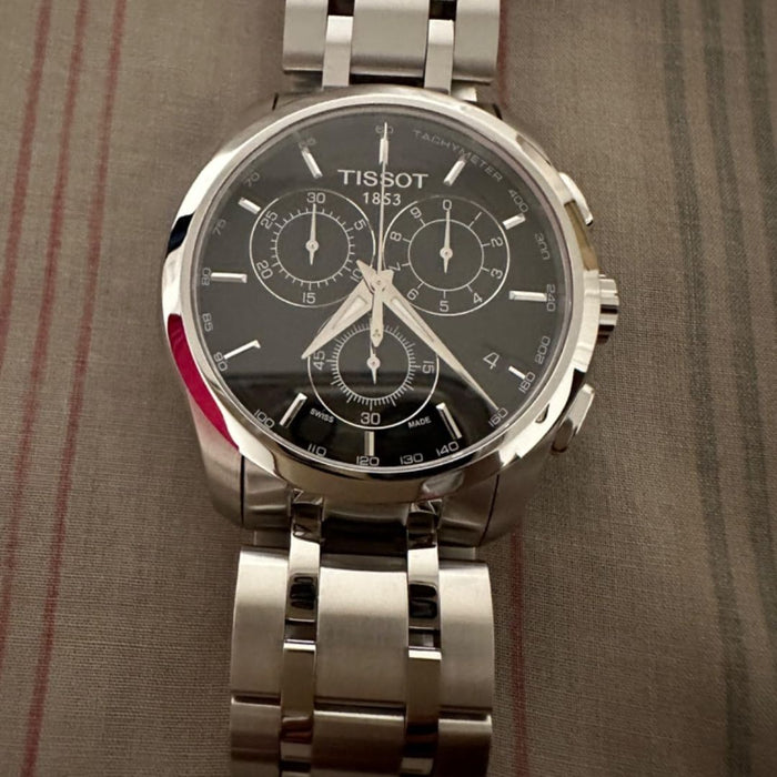 Tissot PRC 200 Chronograph Black Dial Men’s Watch t035.617.11.051.00 - Swiss Factory