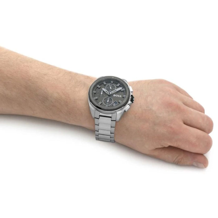 Hugo Boss Men's Chronograph Watch – Green Dial (5ATM) 1513951 - Authentic