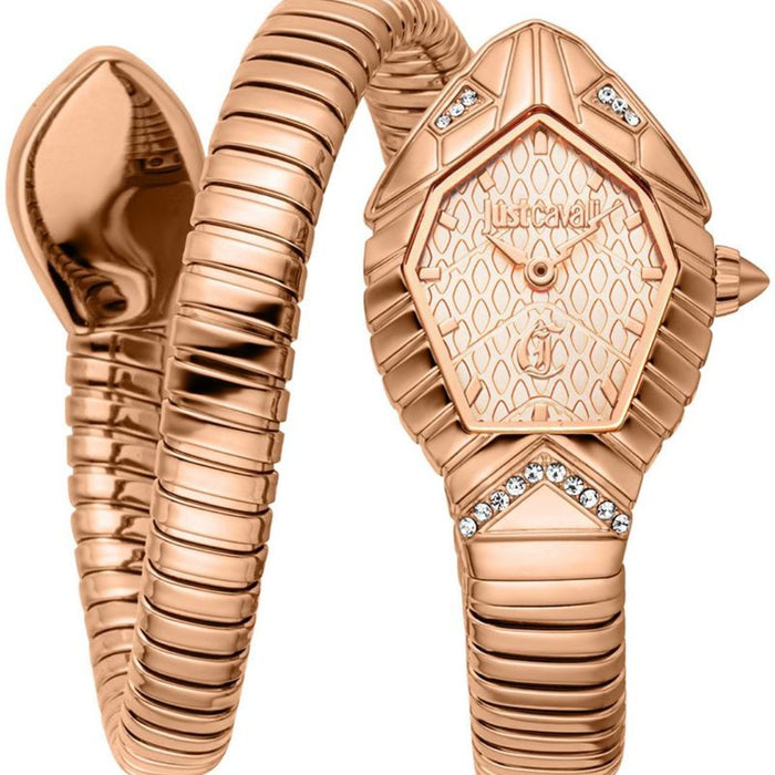 Just Cavalli Serpente Full Rose Gold Women’s Watch JC1L356M0045 - Authentic