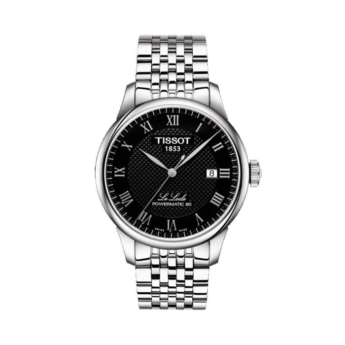 Tissot Le Locle Powermatic 80 Black Dial – Stainless Steel Bracelet t006.407.11.053.00 - swiss factory