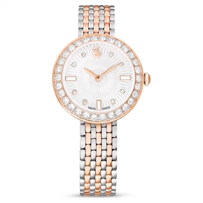 Swarovski Women’s Crystal Bezel Watch – Swiss Made Luxury Timepiece 5672971 - Authentic