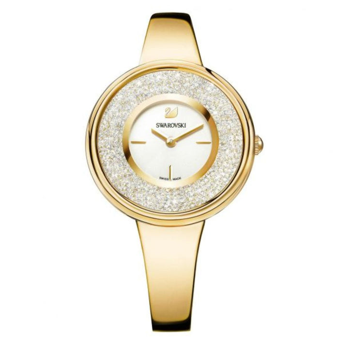 Swarovski Crystal Gold-Tone Women’s Watch – Swiss Made 5269253 - Authentic