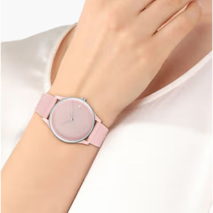 Lacoste Moon 2001080 Women’s Pink Silicone Watch - 2001248 - Authentic