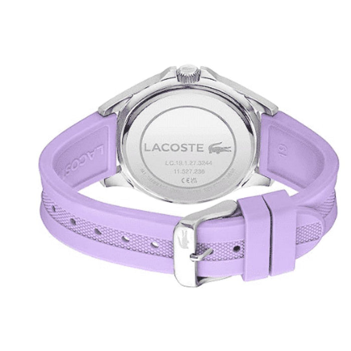 Lacoste Women’s Key West Chronograph Lilac Silicone Watch - 2001300