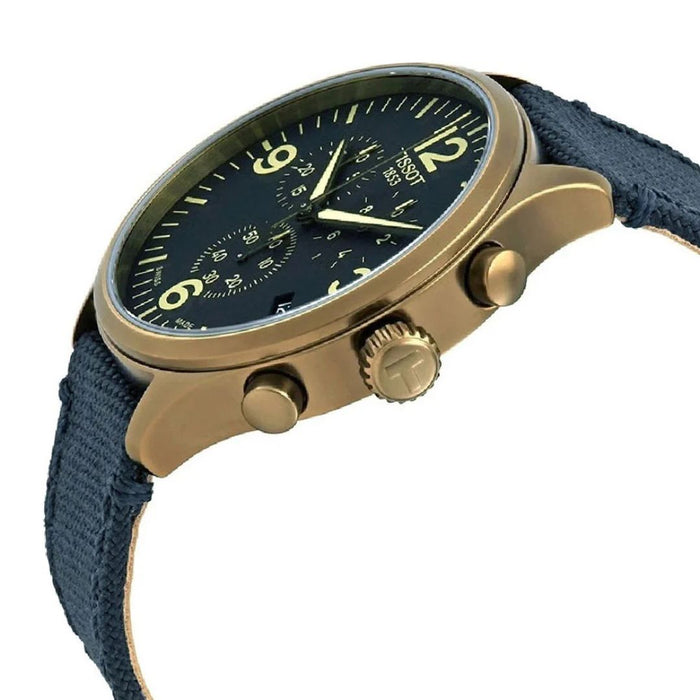 Tissot Chrono XL Vintage Bronze Black Dial Watch t116.617.37.057.01 - Swiss Factory