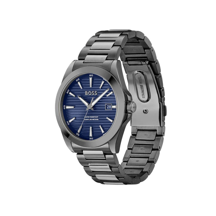 BOSS Velocity Steel Blue Automatic – Stainless Steel 1514175 - Authentic