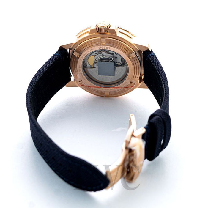 Tissot Seastar 1000 Powermatic 80 Rose Gold & Blue Dial Watch t120.407.37.041.00 - Swiss Factory