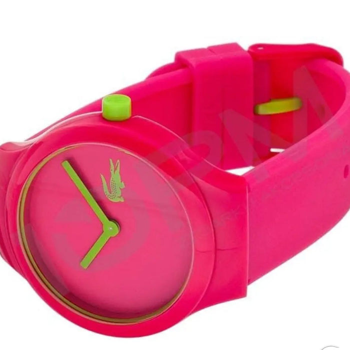 Lacoste 12.12 Pink Silicone Women’s Watch - 2020098 - Authentic