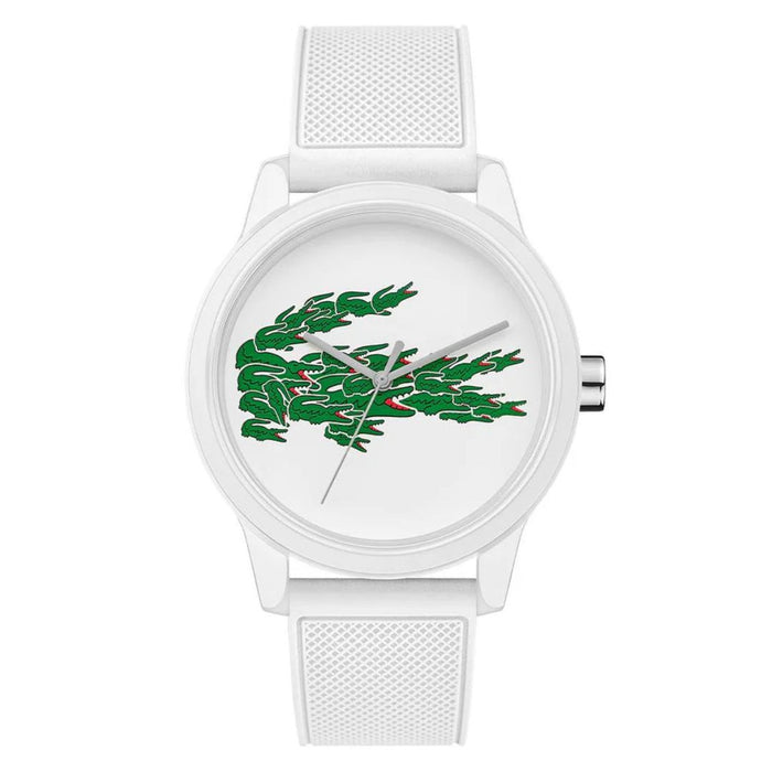 Lacoste Men's Motion White Silicone Watch - 2011010 - Authentic