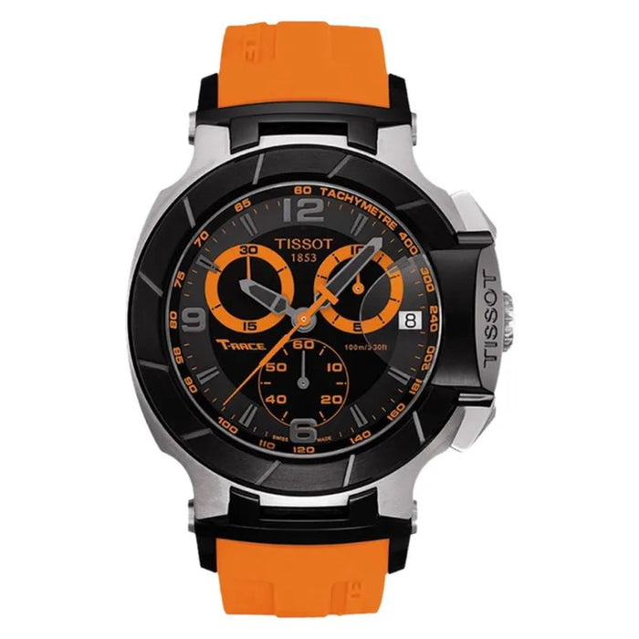 Tissot T-Race Chronograph Orange & Black Men’s Watch - t048.417.27.057.04 - Swiss Factory