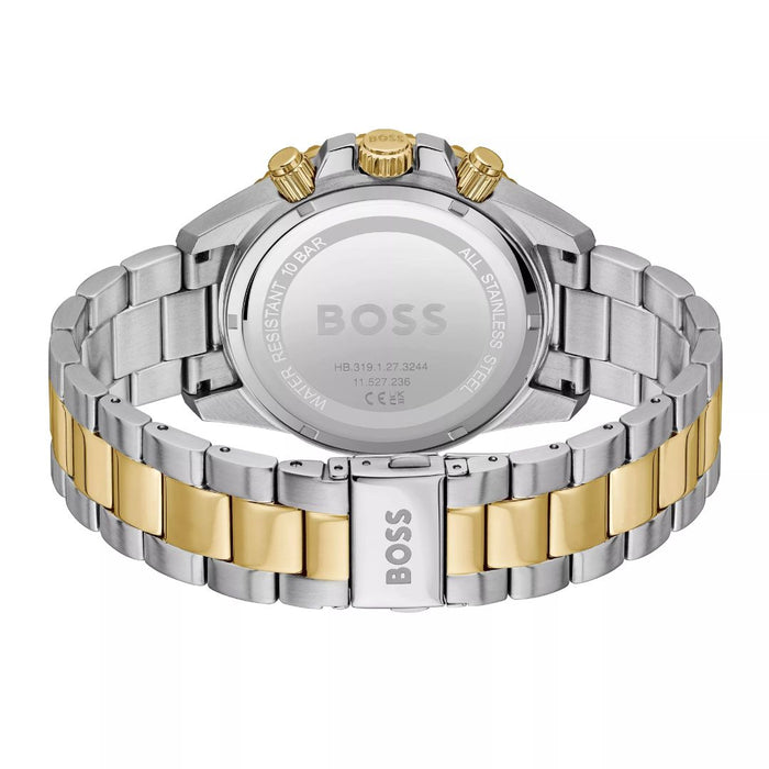 Hugo Boss Ocean Chronograph – Blue & Gold Two-Tone Stainless Steel 1514257 - Authentic