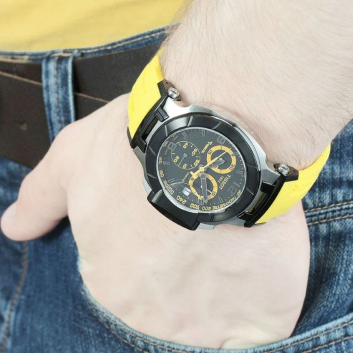 Tissot T-Race Chronograph Yellow & Black Men’s Watch t048.417.27.057.03 - Swiss Factory