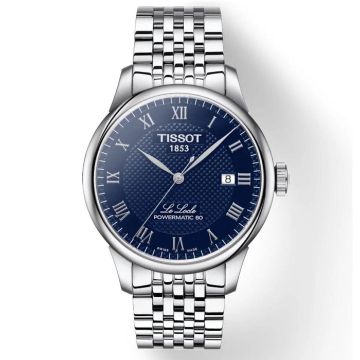 Tissot Le Locle Powermatic 80 Blue Dial – Stainless Steel Bracelet t006.407.11.043.00 - Authentic