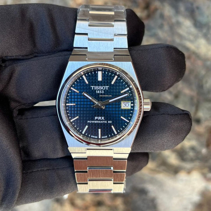 Tissot PRX Powermatic 80 35MM – Blue Tapisserie Dial t137.207.11.041.00 - Swiss Factory