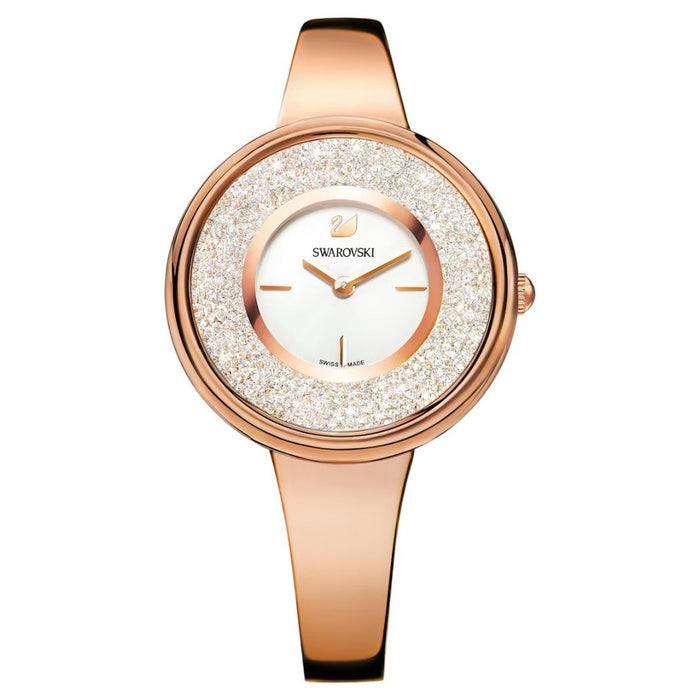 Swarovski Crystal Rose Gold Women’s Watch – White Dial | Swiss Made 5269250 - Authentic
