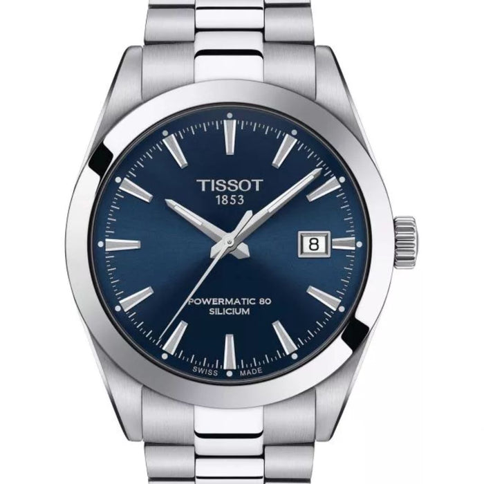 Tissot Gentleman Powermatic 80 Silicium Blue Dial Men’s Watch t127.407.11.041.00 -Swiss Factory