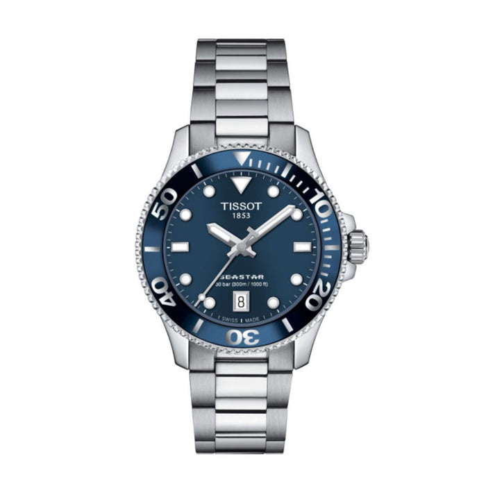 Tissot Seastar 1000 – Blue Dial | 300m Diver | Stainless Steel t120.210.11.041.00 - Authentic