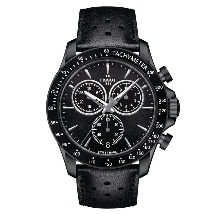 Tissot Chronograph Black Edition – Leather Strap t106.417.36.051.00 - Swiss Factory
