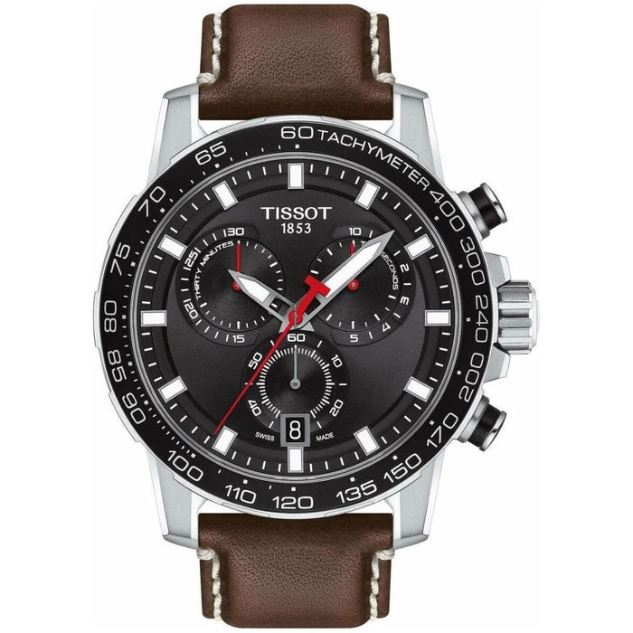 Tissot Chronograph Black Dial with Red Accents – Sport Classic t125.617.16.051.01 - Authentic