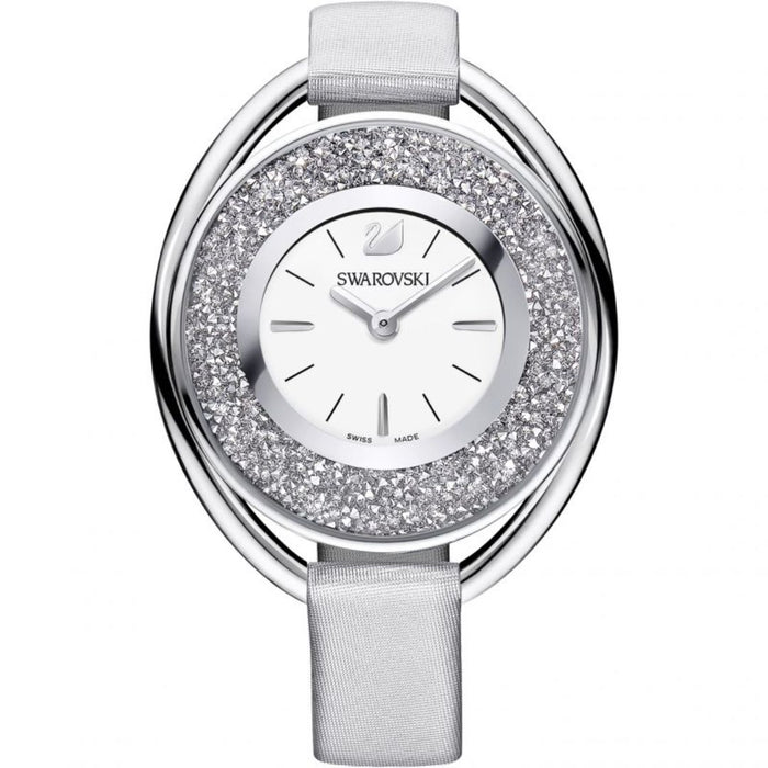 Swarovski Crystalline Oval Silver-Tone Watch 5263907 - Authentic
