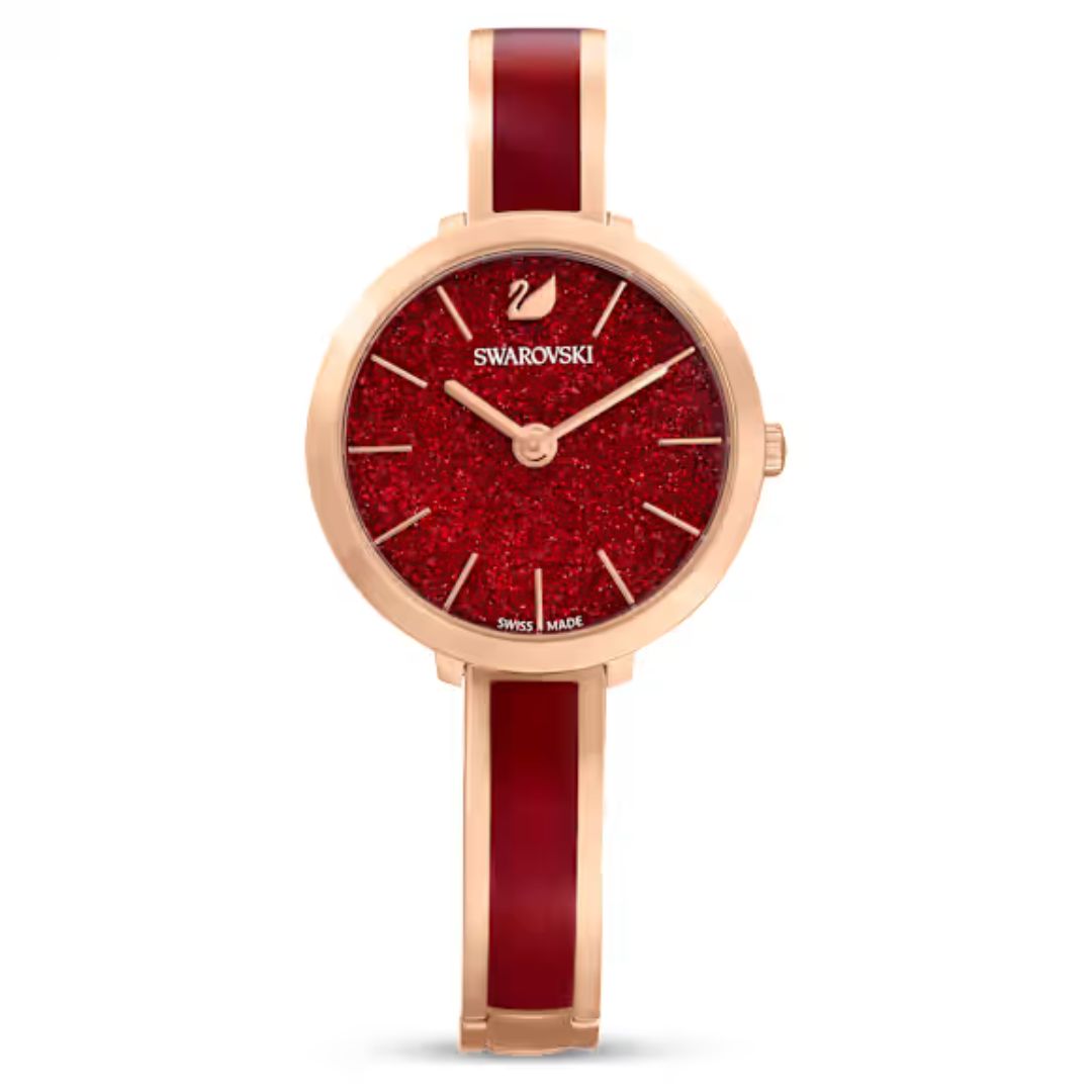 Swarovski Crystal Dial Women’s Watch – Rose Gold Finish 5647455 - Auth ...