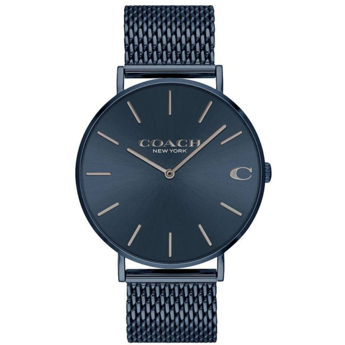 Coach Classic Watch – Blue Stainless Steel Case & Blue Mesh Strap 14602146 - Authentic