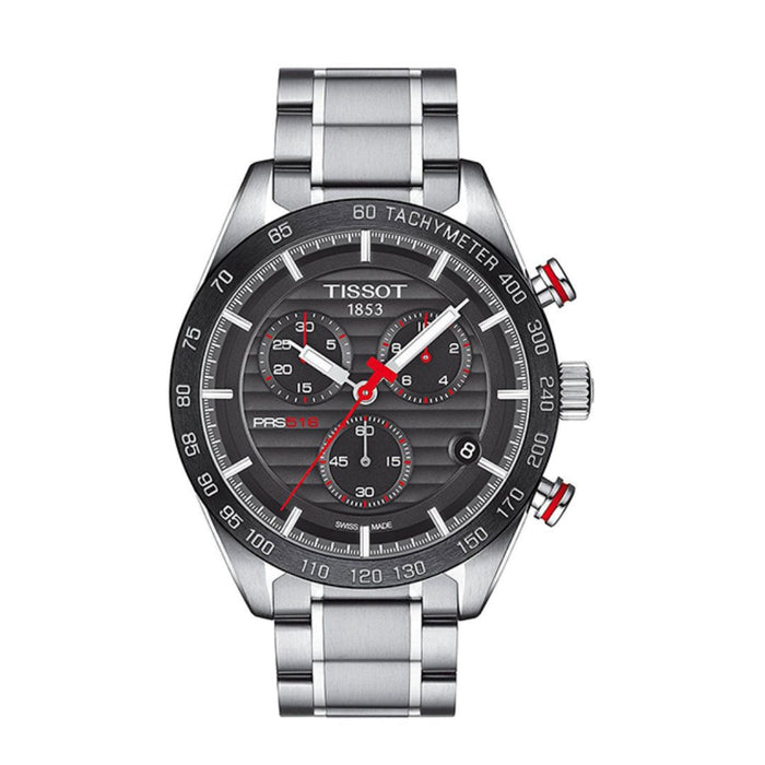 Tissot PRS 516 Chronograph Quartz – Black Dial (45mm) t100.417.11.051.01 - Swiss Factory