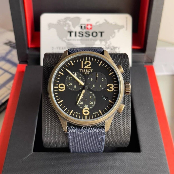 Tissot Chrono XL Vintage Bronze Black Dial Watch t116.617.37.057.01 - Swiss Factory