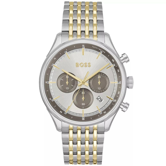 Hugo Boss Champion Chronograph Two-Tone Silver & Gold – 44mm - 1514053 - Authentic