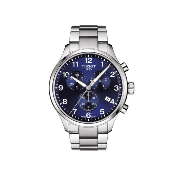 Tissot Chrono XL Classic Blue Dial – Stainless Steel Bracelet t116.617.11.047.01 - Authentic
