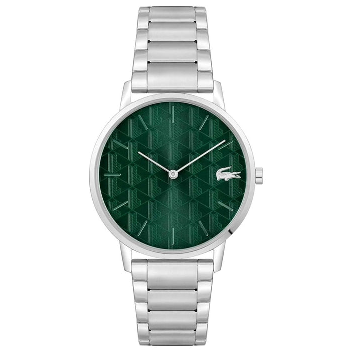 Lacoste Vienna Green Dial Stainless Steel Men’s Watch 2011311 - Authentic