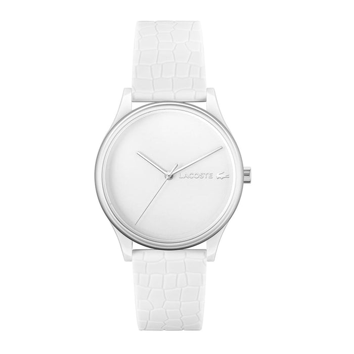 Lacoste Vienna 12.12 White Silicone Unisex Watch 2001246 - Authentic